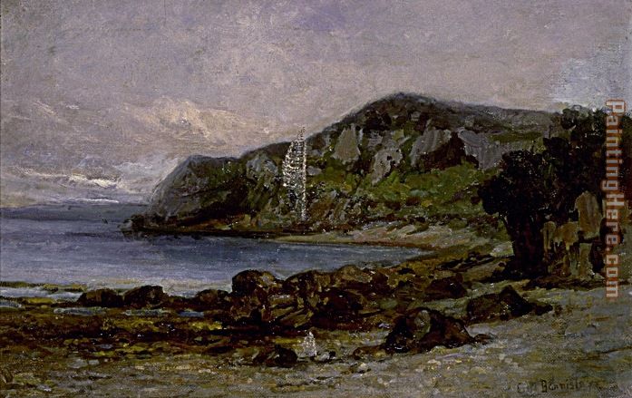 Rocks at Newport painting - Edward Mitchell Bannister Rocks at Newport art painting